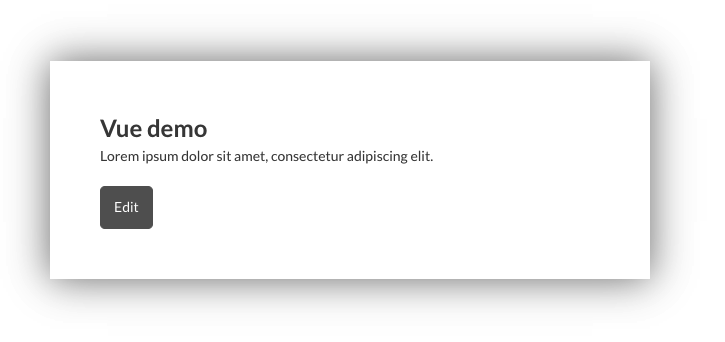 Vue demo